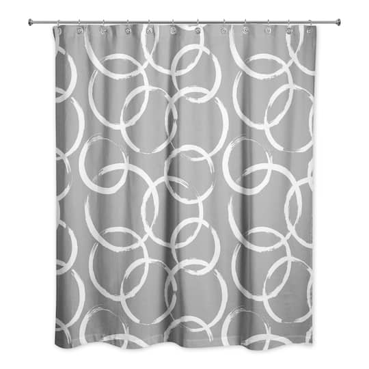 Circles Shower Curtain